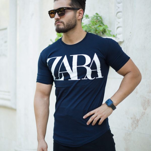 
                                    تیشرت مردانه مدل ZARA (سرمه ای)                                                                    