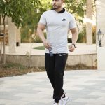 ست تیشرت شلوار Nike مدل  OLES (طوسی روشن)