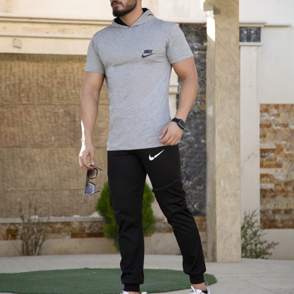 
                                    ست تیشرت شلوار مردانه Nike مدل OLES (طوسی)                                                                    