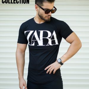 تیشرت مردانه مدل ZARA (مشکی)