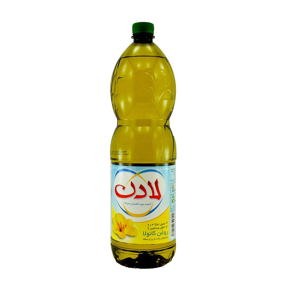 روغن مایع کانولا 1350 گرمی لادن