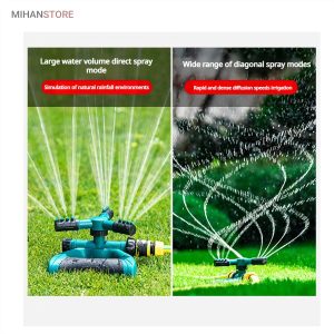 آبپاش چمن چرخشی حرفه ای